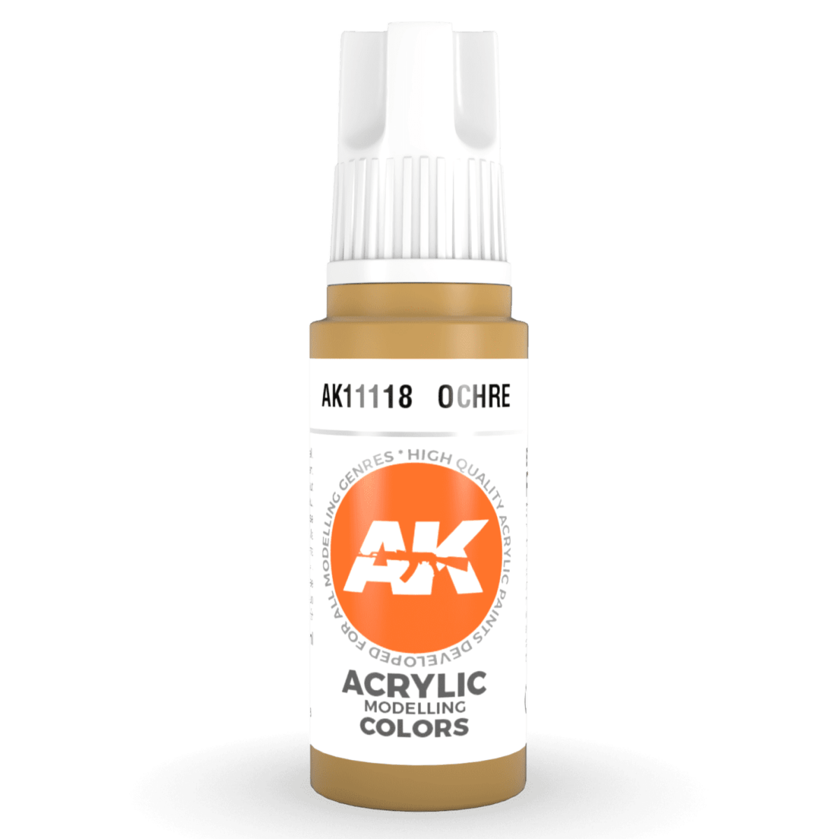 AK Interactive 3rd Generation acrylic paint Ocher 17ml dropper bottle