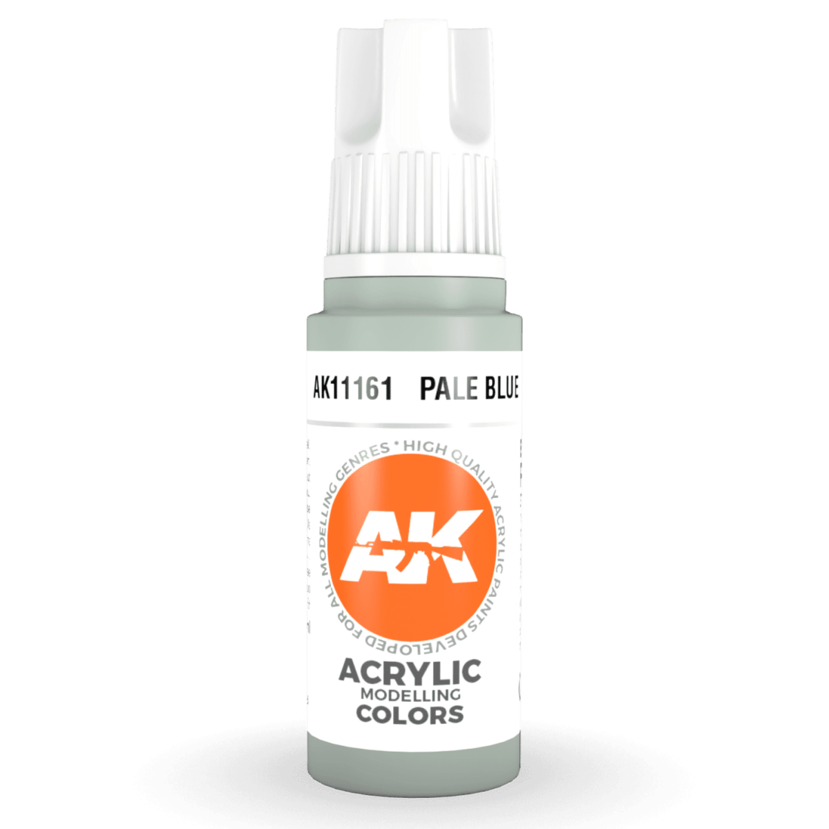 AK Interactive 3rd Generation acrylic paint Pale Blue 17ml dropper bottle