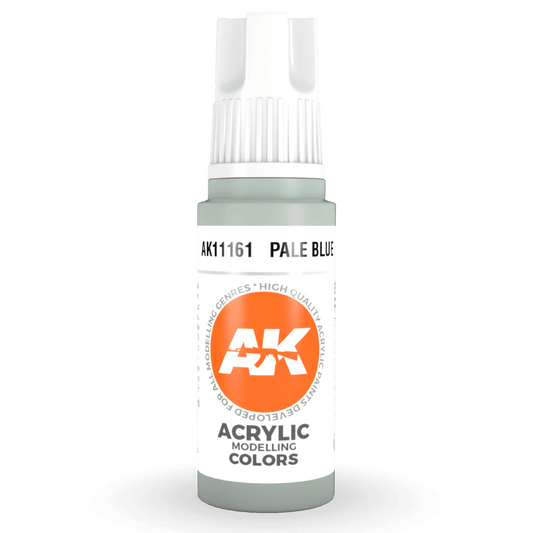 AK Interactive 3rd Generation acrylic paint Pale Blue 17ml dropper bottle