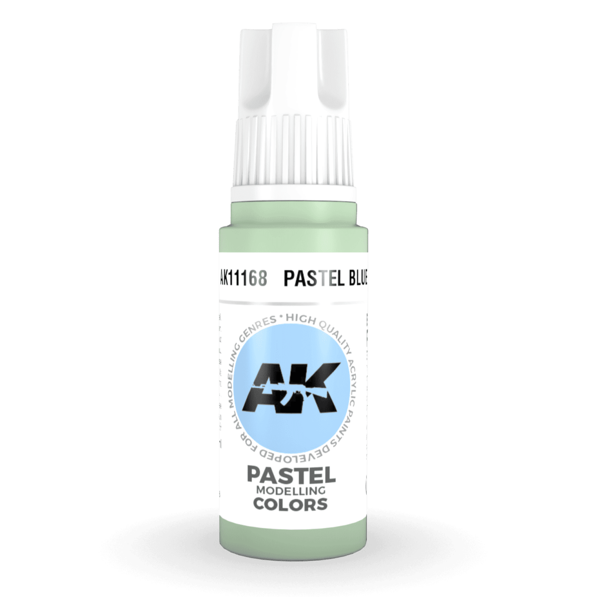 AK Interactive 3rd Generation acrylic paint Pastel Blue 17ml dropper bottle