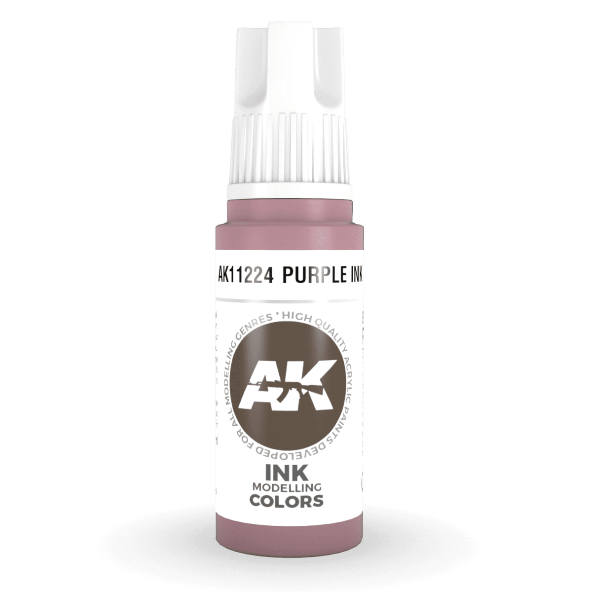 AK Interactive 3rd Generation acrylic paint Purple INK 17ml dropper bottle