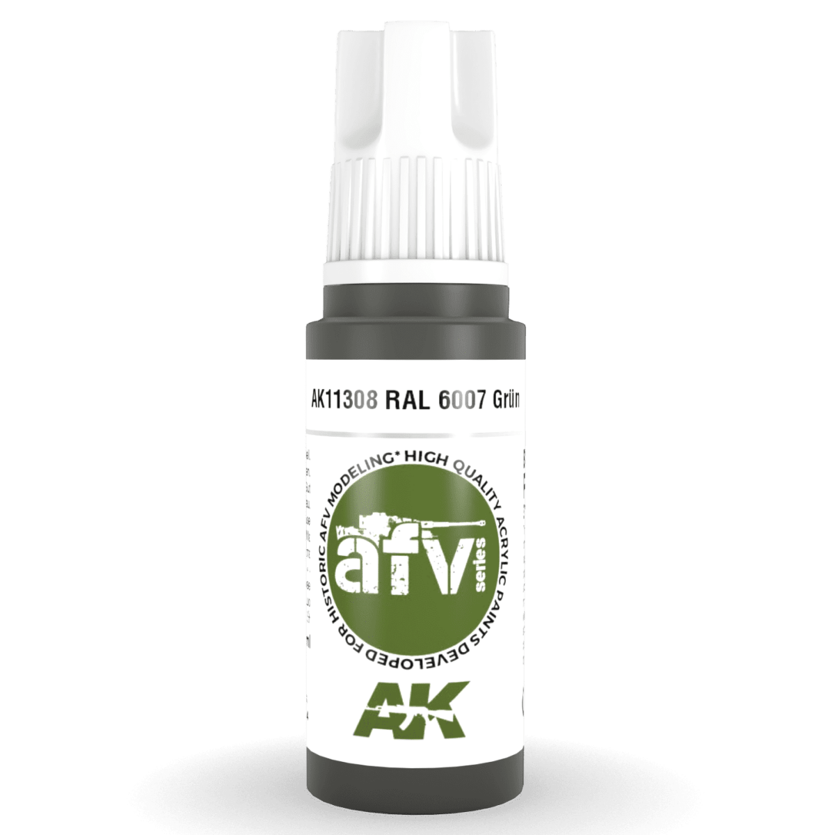 AK Interactive 3rd Generation acrylic paint RAL 6007 Grün 17ml dropper bottle