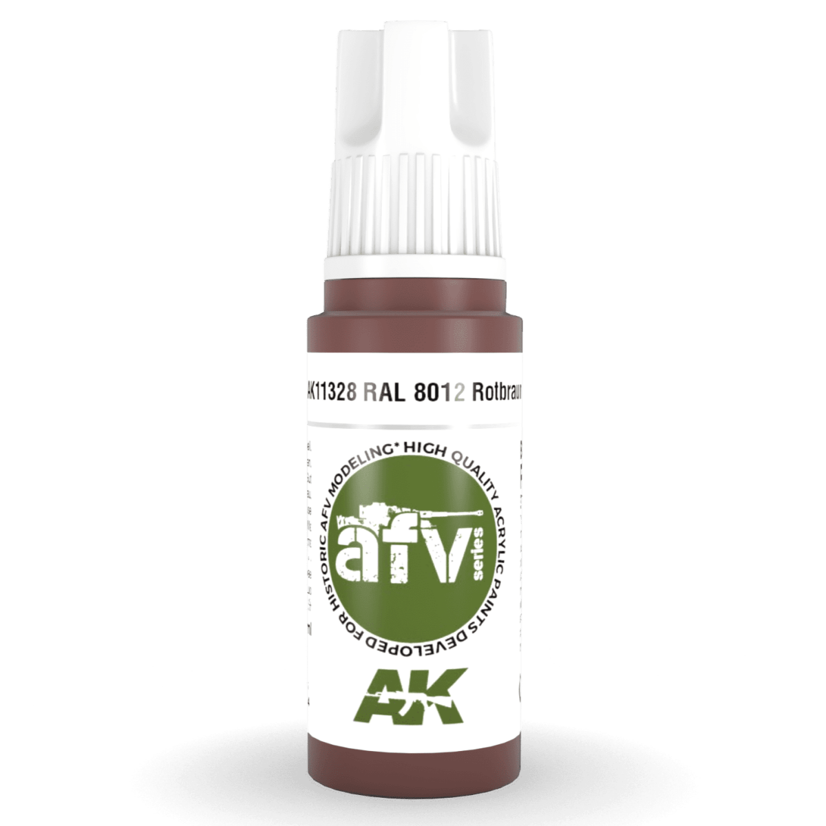 AK Interactive 3rd Generation acrylic paint RAL 8012 Rotbraun 17ml dropper bottle