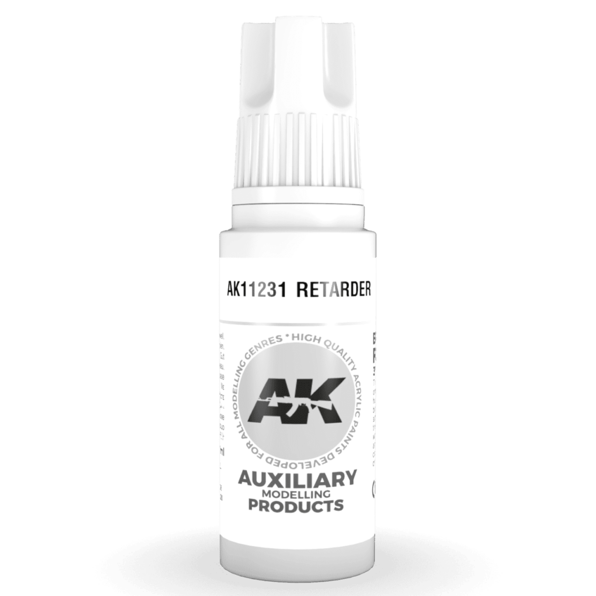 AK Interactive 3rd Generation acrylic paint Retarder 17ml dropper bottle