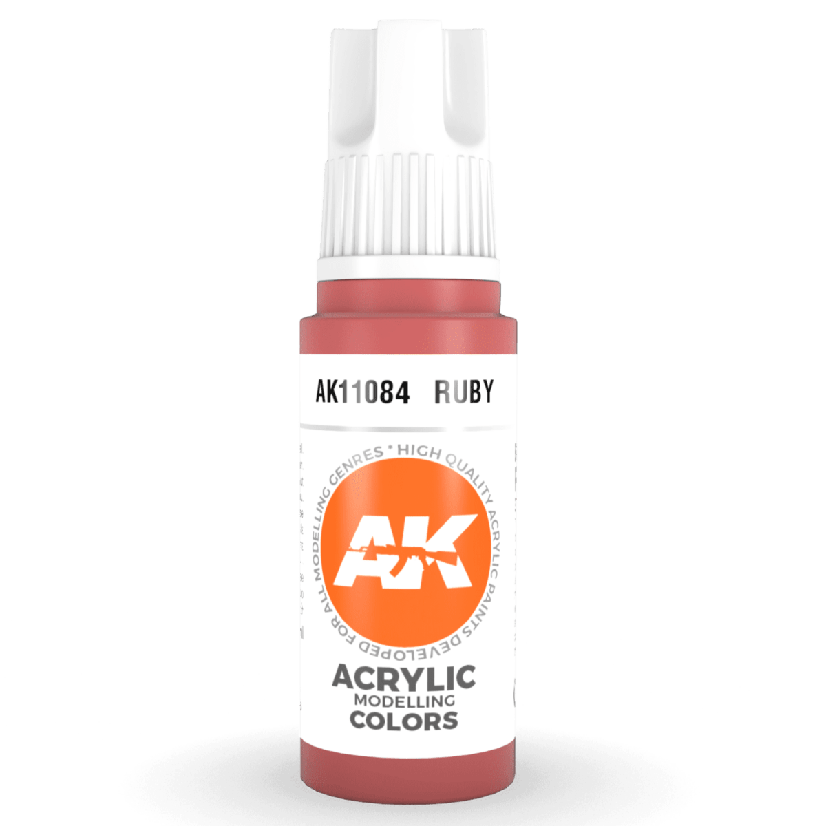 AK Interactive 3rd Generation acrylic paint Ruby 17ml dropper bottle