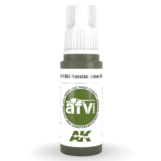AK Interactive 3rd Generation acrylic paint Russian Green 4BO 17ml dropper bottle