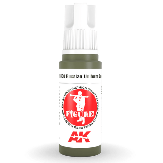 AK Interactive 3rd Generation acrylic paint Russian Uniform Base 17ml dropper bottle