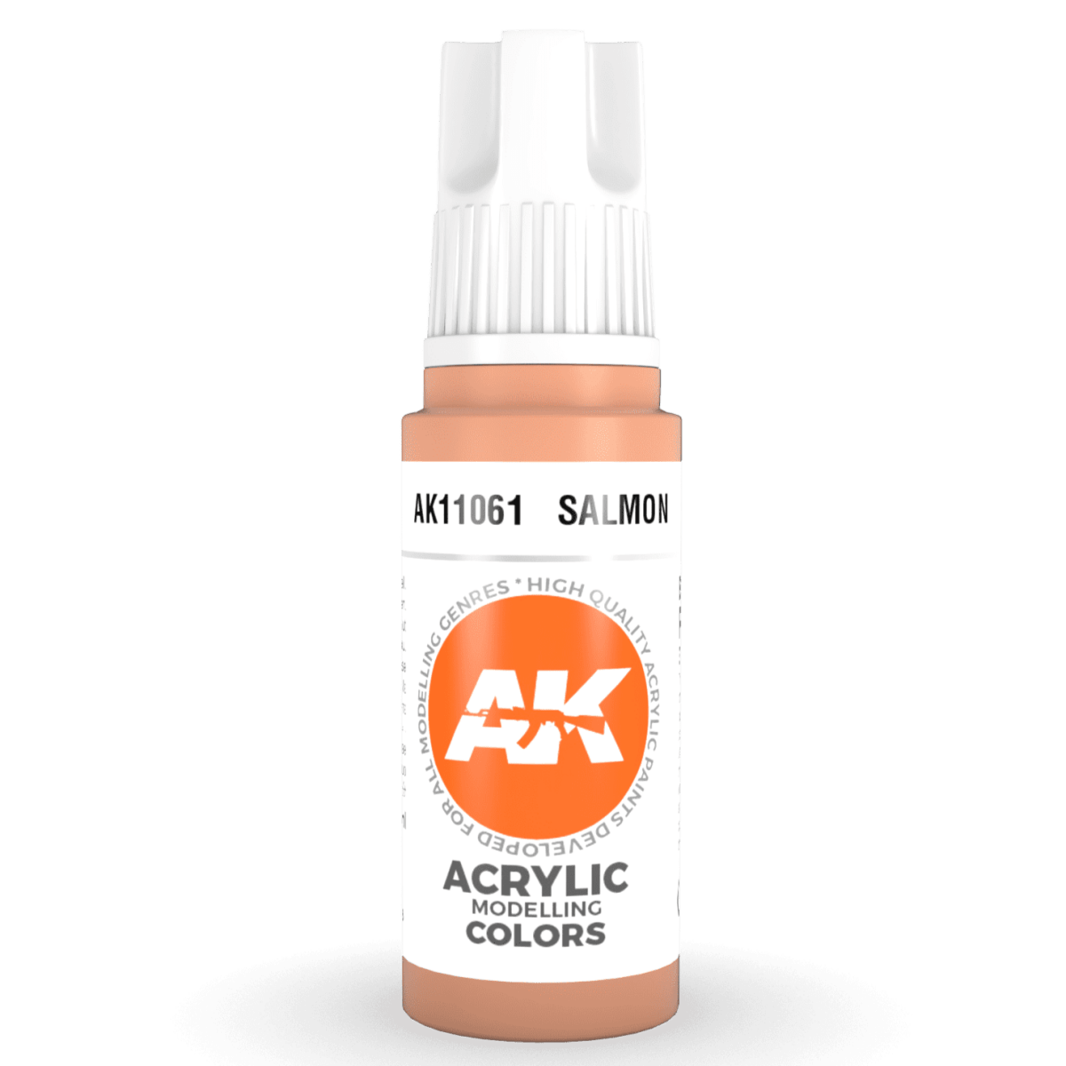 AK Interactive 3rd Generation acrylic paint Salmon 17ml dropper bottle