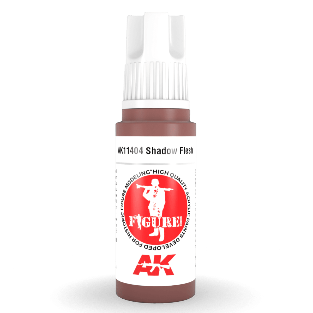 AK Interactive 3rd Generation acrylic paint Shadow Flesh 17ml dropper bottle