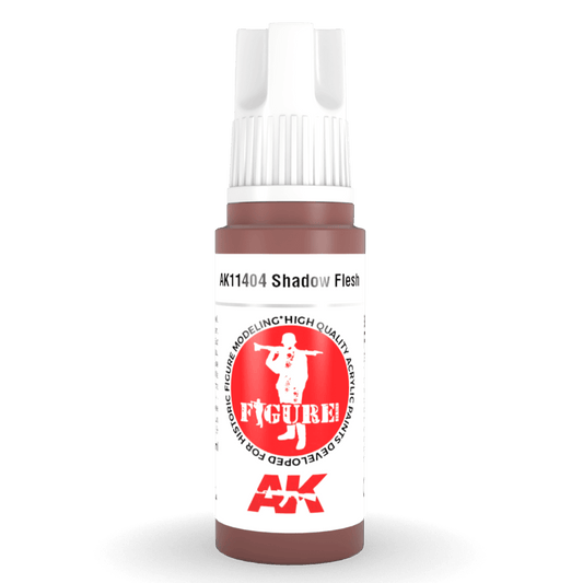 AK Interactive 3rd Generation acrylic paint Shadow Flesh 17ml dropper bottle