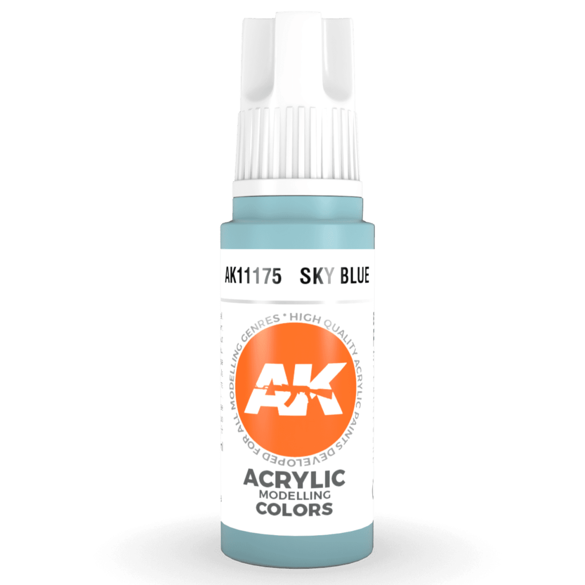 AK Interactive 3rd Generation acrylic paint Sky Blue 17ml dropper bottle