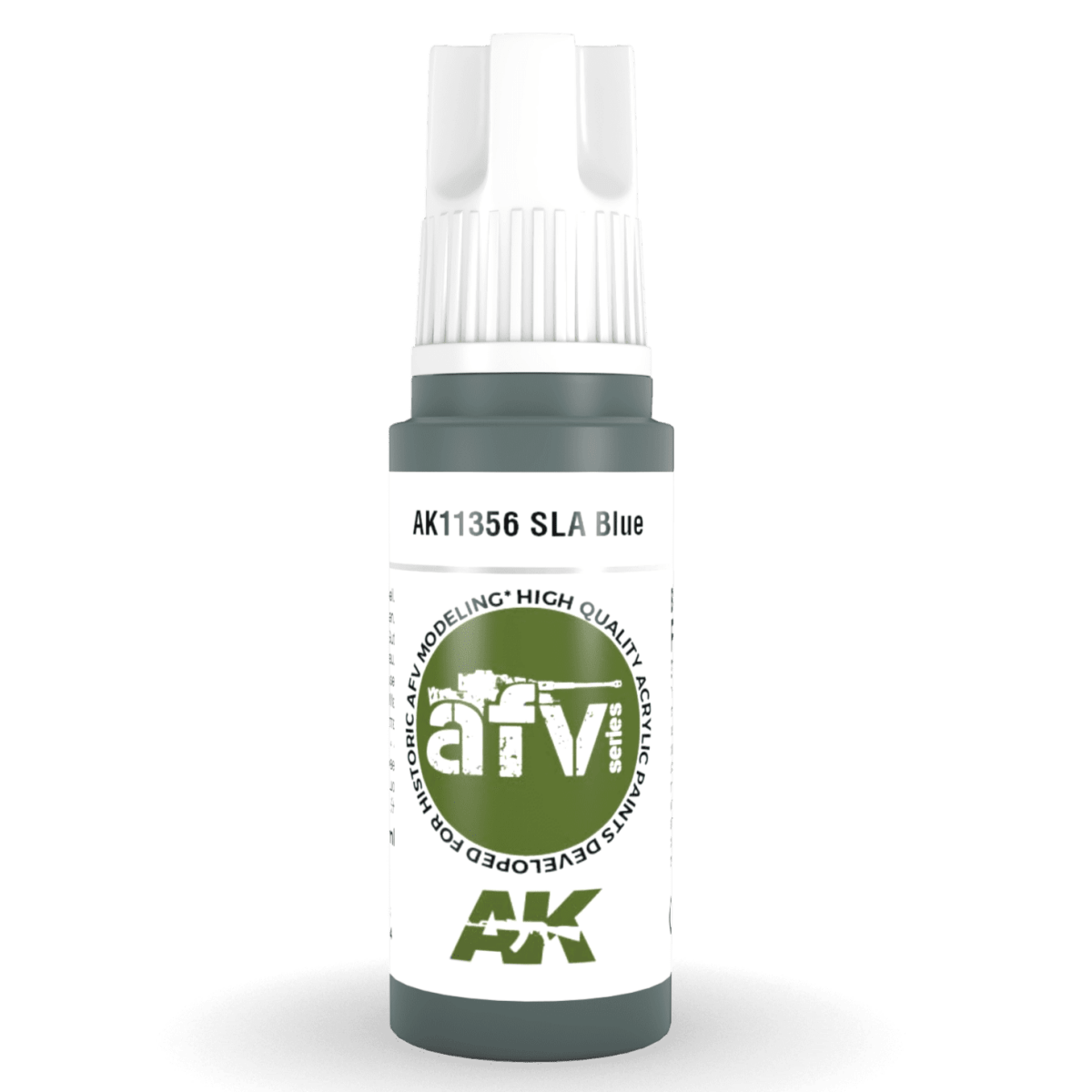 AK Interactive 3rd Generation acrylic paint SLA Blue 17ml dropper bottle