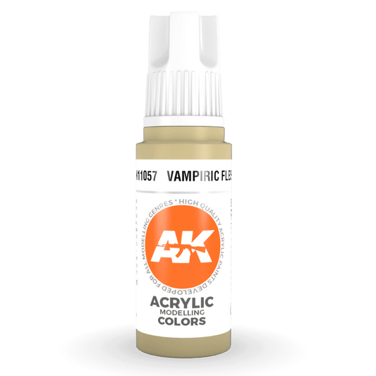 AK Interactive 3rd Generation acrylic paint Vampiric Flesh 17ml dropper bottle