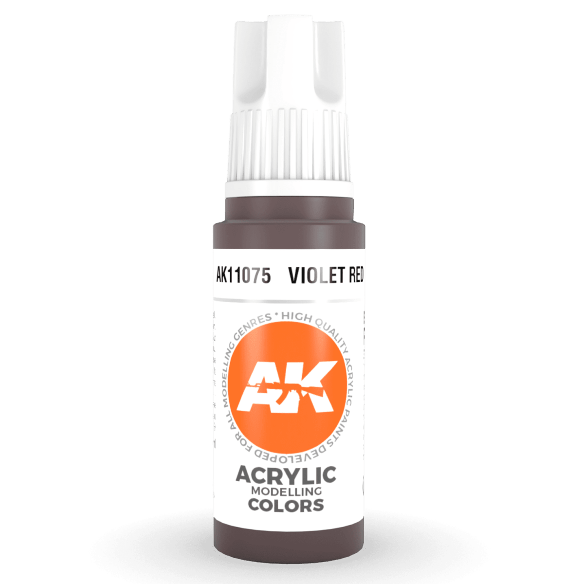 AK Interactive 3rd Generation acrylic paint Violet Red 17ml dropper bottle