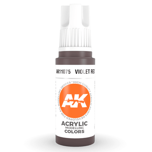 AK Interactive 3rd Generation acrylic paint Violet Red 17ml dropper bottle