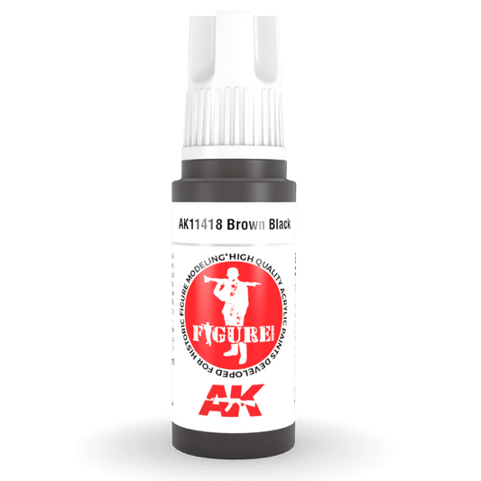AK Interactive 3rd Generation acrylic paint Waffen Brown 17ml dropper bottle