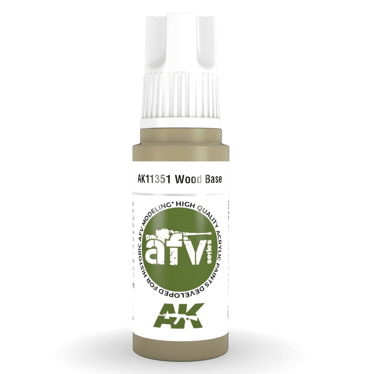 AK Interactive 3rd Generation acrylic paint Wood Base 17ml dropper bottle