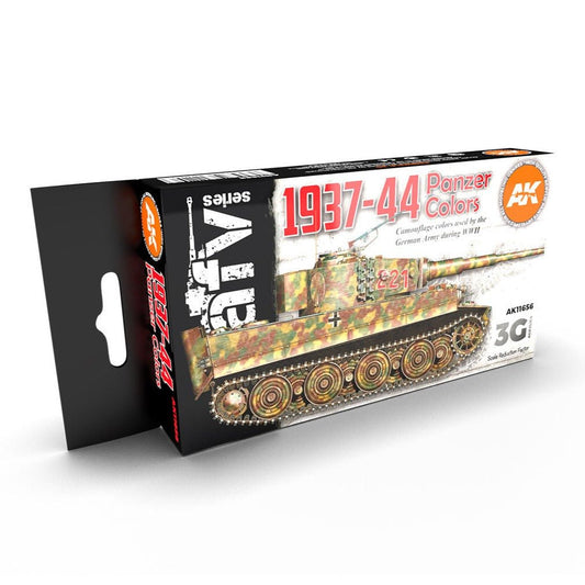 AK Interactive 3rd Generation acrylic paint set German Panzer Colors 1937-44