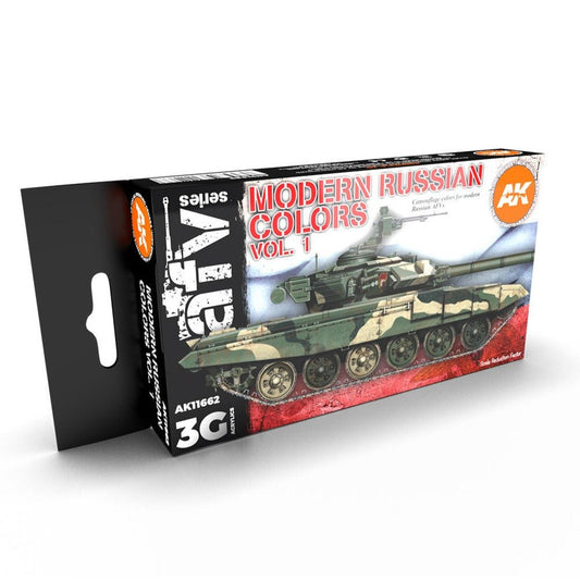 AK Interactive 3rd Generation acrylic paint set Modern Russian Colors Vol 1