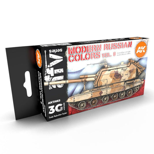 AK Interactive 3rd Generation acrylic paint set Modern Russian Colors Vol 2