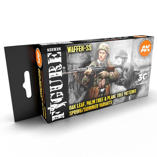AK Interactive 3rd Generation acrylic paint set Waffen Spring-Summer Camouflage