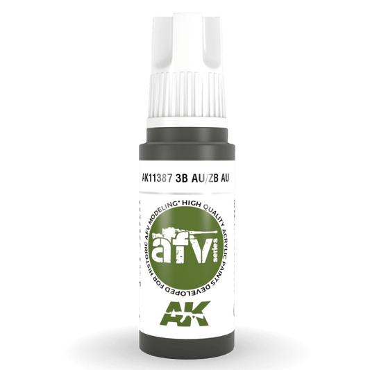 AK Interactive 3rd Generation acrylic paint Gen Acrylic - 3B AU/ZB AU 17ml dropper bottle