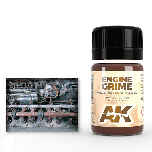 AK Interactive Engine Grime weathering product for scale models