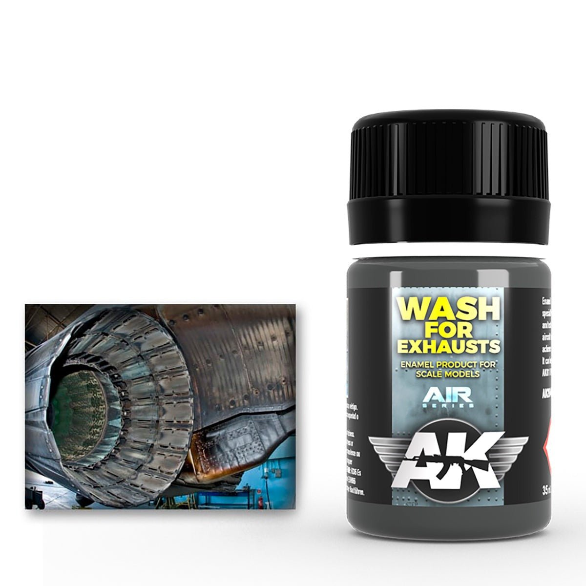 AK Interactive Exhaust Wash weathering product for scale models