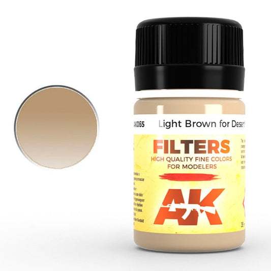 AK Interactive Filter for Desert Yellow weathering product for scale models