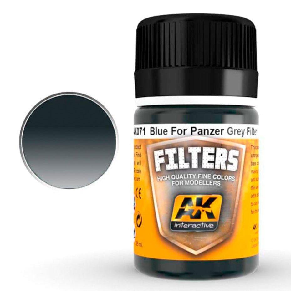 AK Interactive Filter for Panzer Grey Vehicles weathering product for scale models