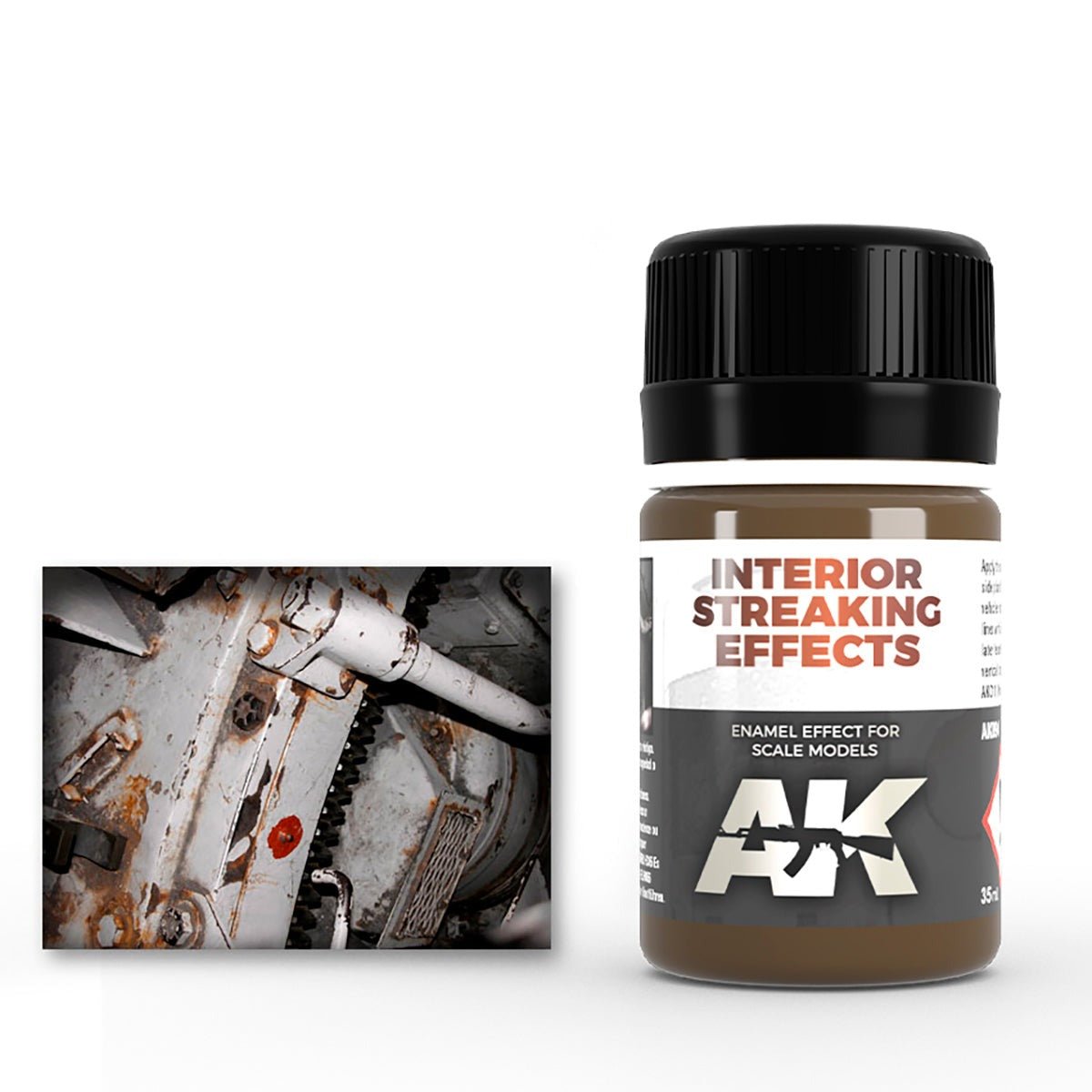 AK Interactive Interior Streaking Grime weathering product for scale models