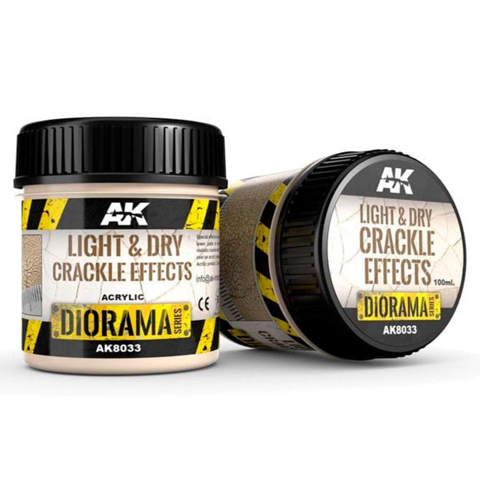 AK Interactive Light & Dry Crackle Effects weathering product for scale models