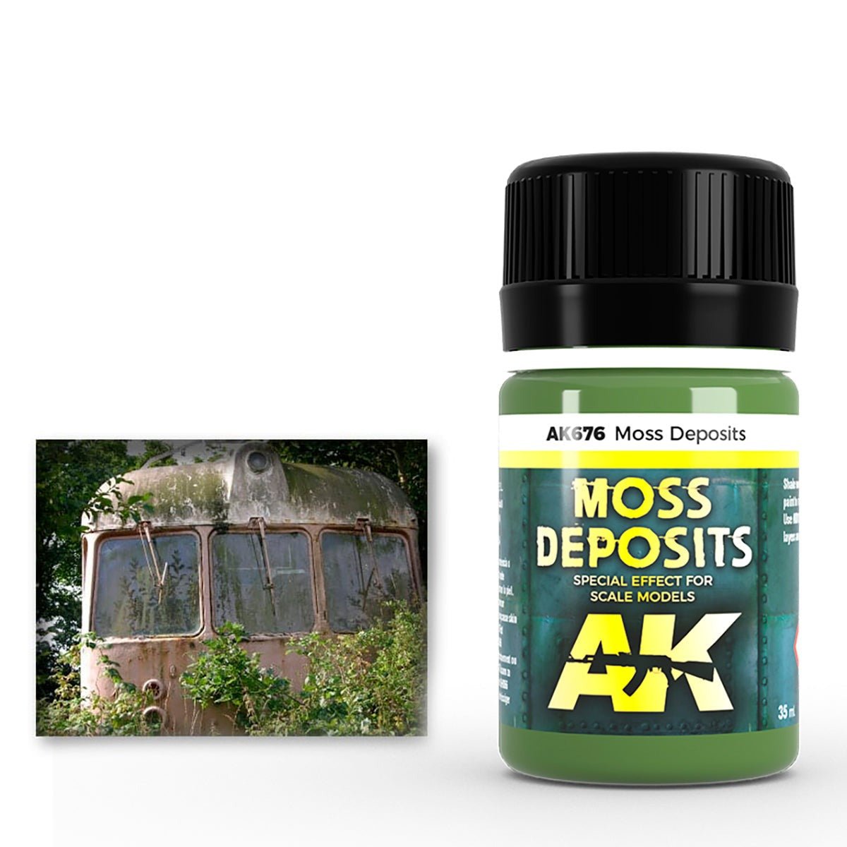 AK Interactive Moss Deposit weathering product for scale models
