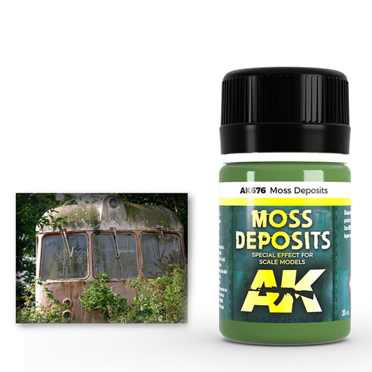 AK Interactive Moss Deposit weathering product for scale models