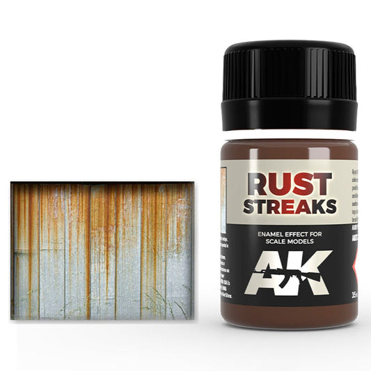 AK Interactive Rust Streaks weathering product for scale models