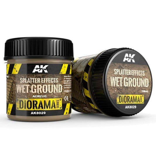 AK Interactive Splatter Effects Wet Ground weathering product for scale models