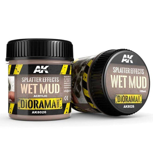 AK Interactive Splatter Effects Wet Mud weathering product for scale models
