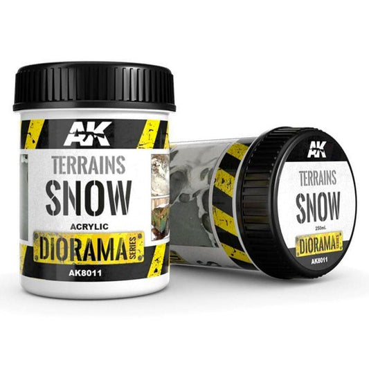 AK Interactive Terrains Snow diorama and scenery product