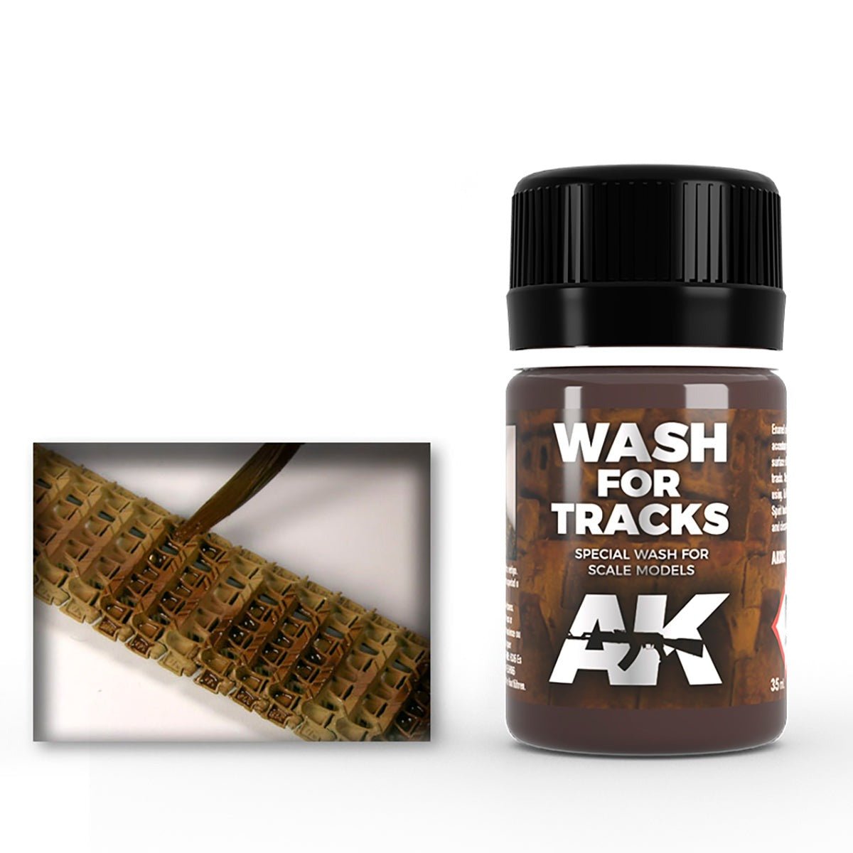 AK Interactive Track Wash weathering product for scale models