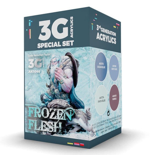 AK Interactive Wargame Color Set: Frozen Flesh