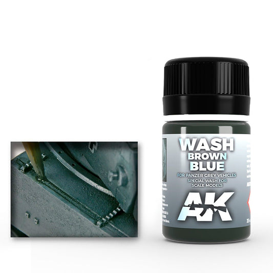 AK Interactive Wash for Panzer Grey Vehicles weathering product for scale models