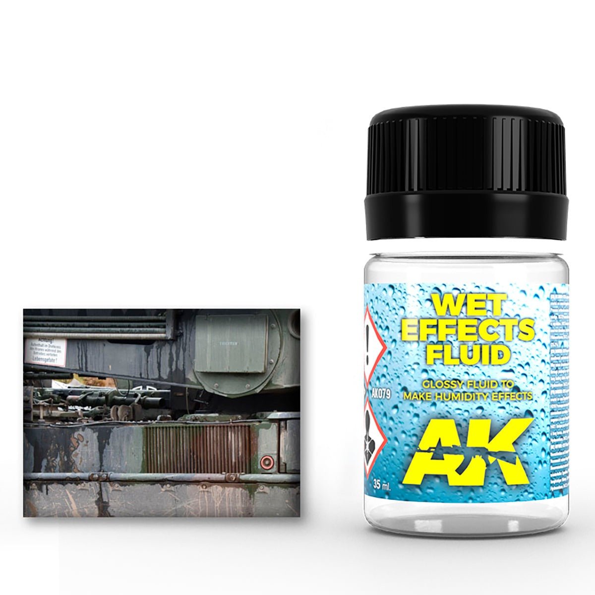 AK Interactive Wet Effects Fluid weathering product for scale models