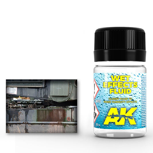 AK Interactive Wet Effects Fluid weathering product for scale models