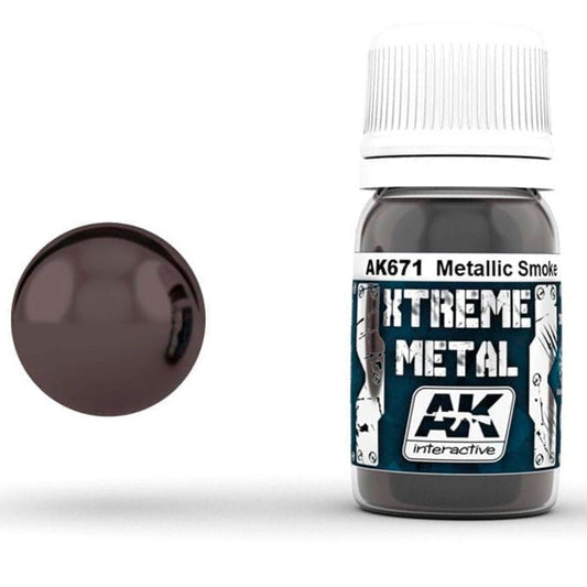 AK Xtreme Metal metallic paint Metallic Smoke