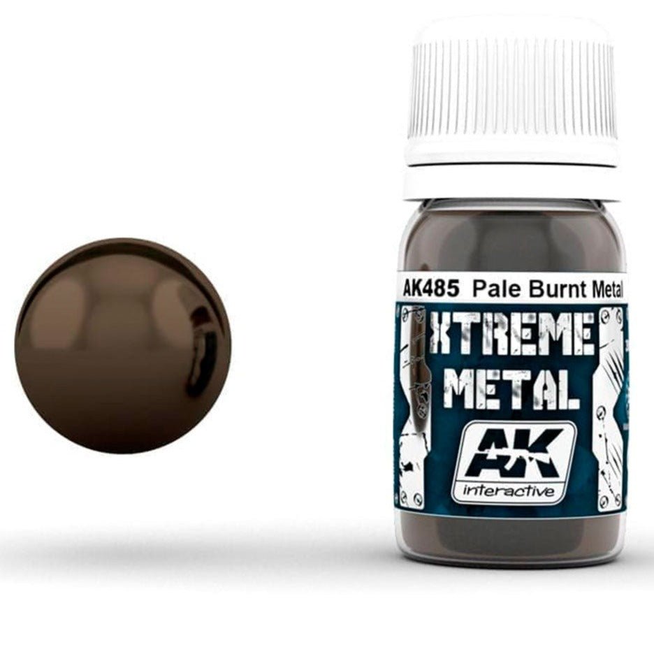 AK Xtreme Metal metallic paint Pale Burnt Metal
