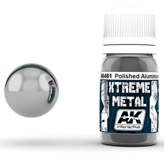 AK Xtreme Metal metallic paint Polished Aluminium
