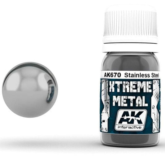 AK Xtreme Metal metallic paint Stainless Steel