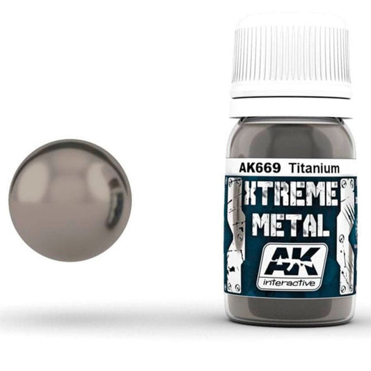 AK Xtreme Metal metallic paint Titanium