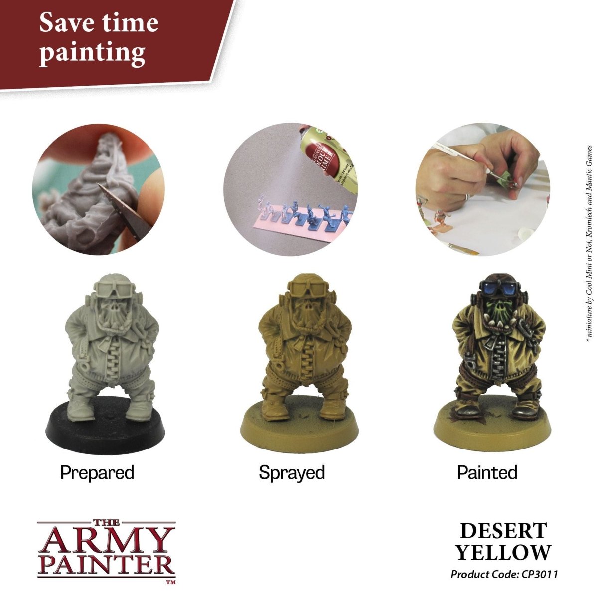 Army Painter Colour Primer - Desert Yellow (400ml) - Loaded Dice