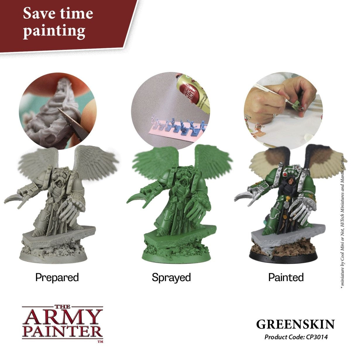 Army Painter Colour Primer - Greenskin (400ml) - Loaded Dice